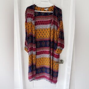 Patrons Of Peace - Anthropologie Duster Kimono Flowy Bohemian Sz Medium